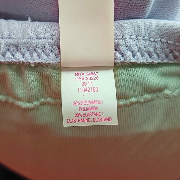 Victoria Secret Lavender Strapless Bikini Top Strappy Back Womens Large - Picture 3 of 4